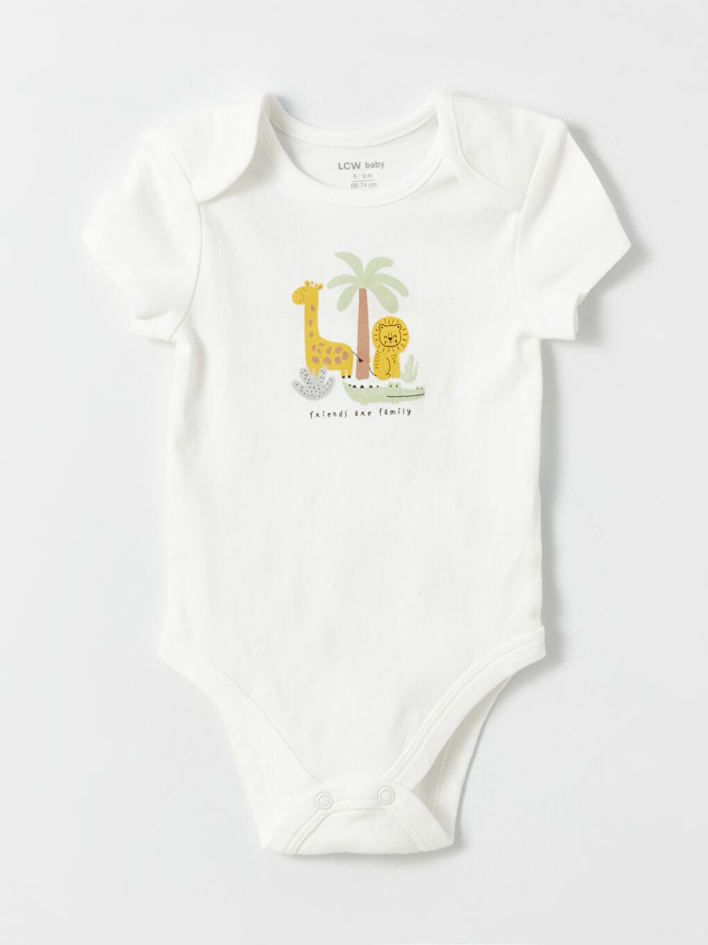 Crew Neck Printed Baby Boys' Hospital Outlet Set of 3-1