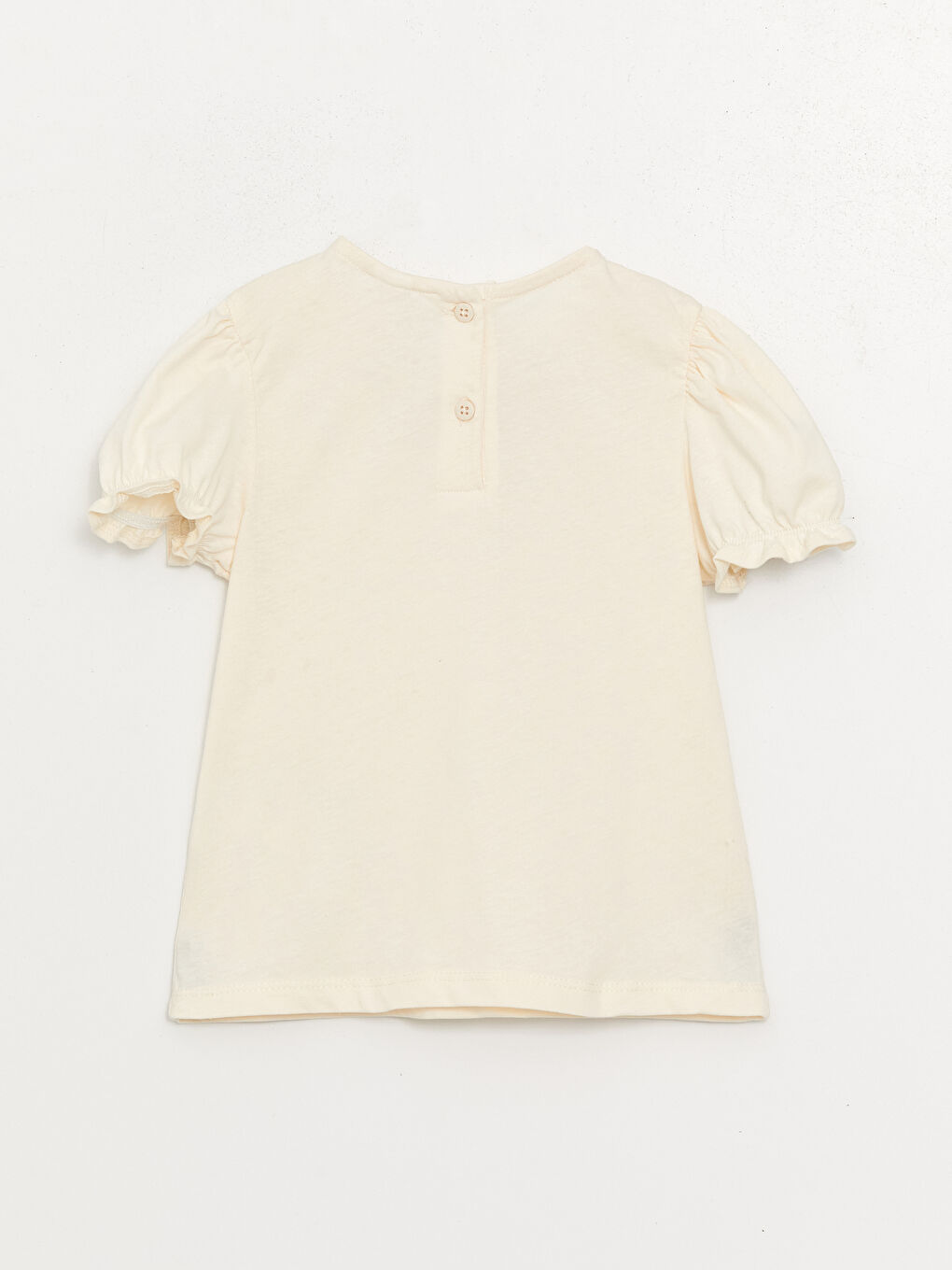 تیشێرتی كچانی ساوا و تەنورەی كۆلار گلدووری كراو ٢ دانە-2