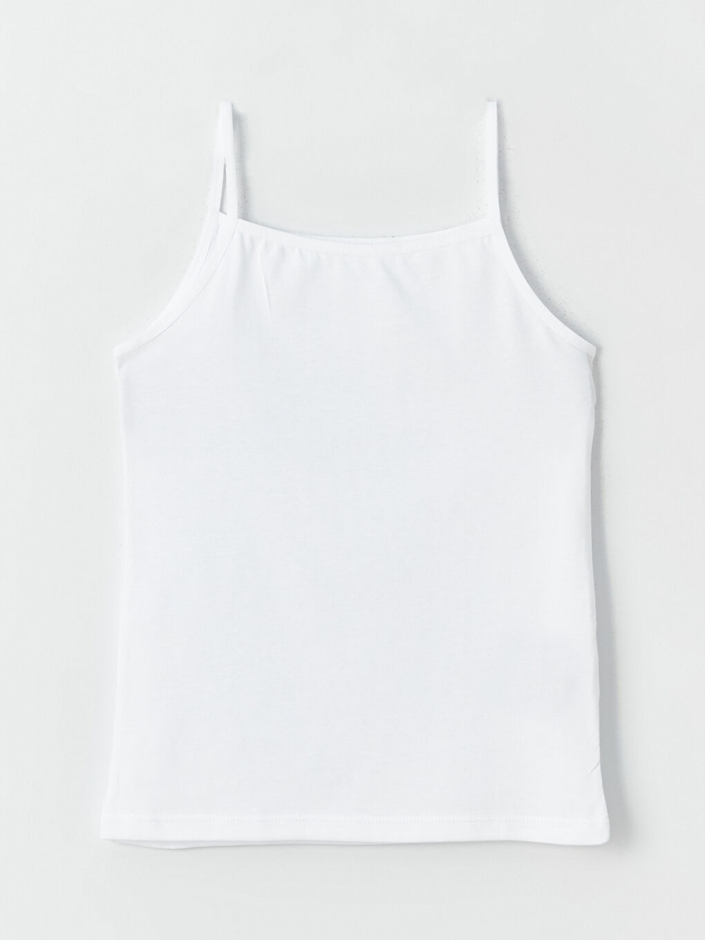 Майка с квадратным воротником, базовая, с ремешками, для девочек, 2 упаковки-1