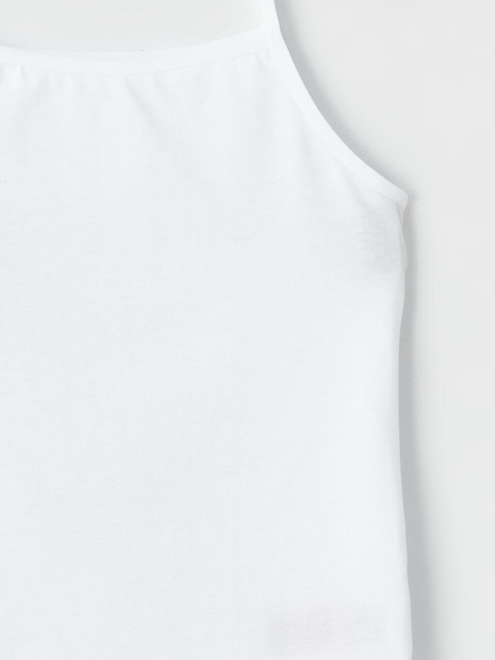 Майка с квадратным воротником, базовая, с ремешками, для девочек, 2 упаковки-2