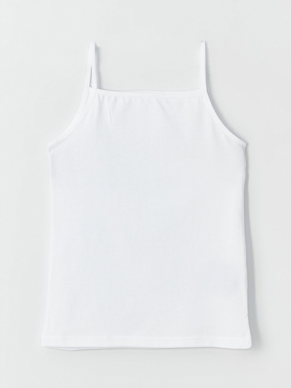 Майка с квадратным воротником, базовая, с ремешками, для девочек, 2 упаковки-3