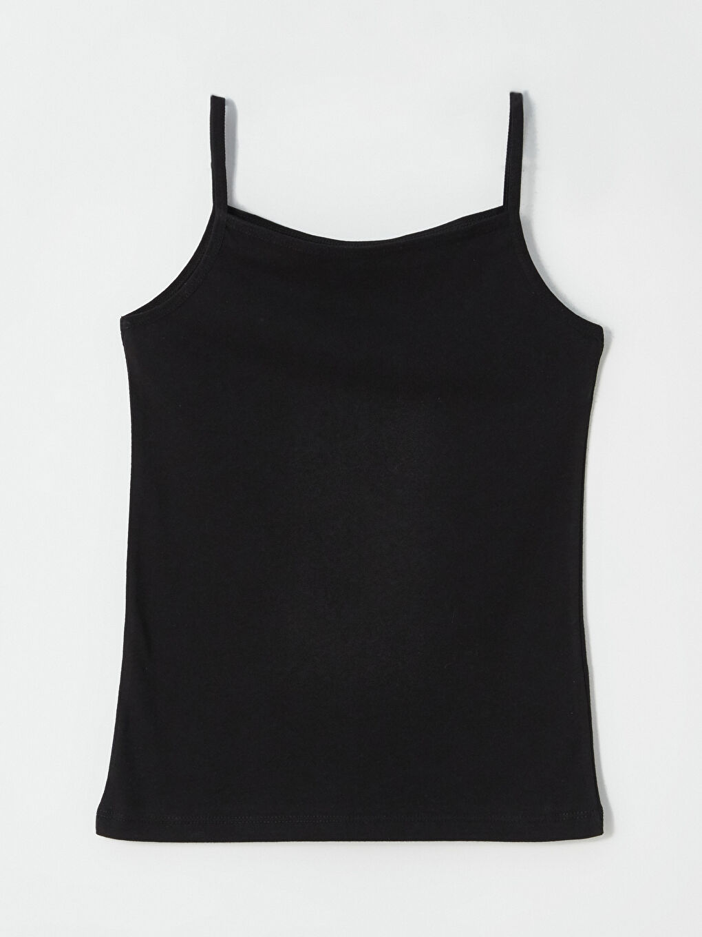 Майка с квадратным воротником, базовая, с ремешками, для девочек, 2 упаковки-4