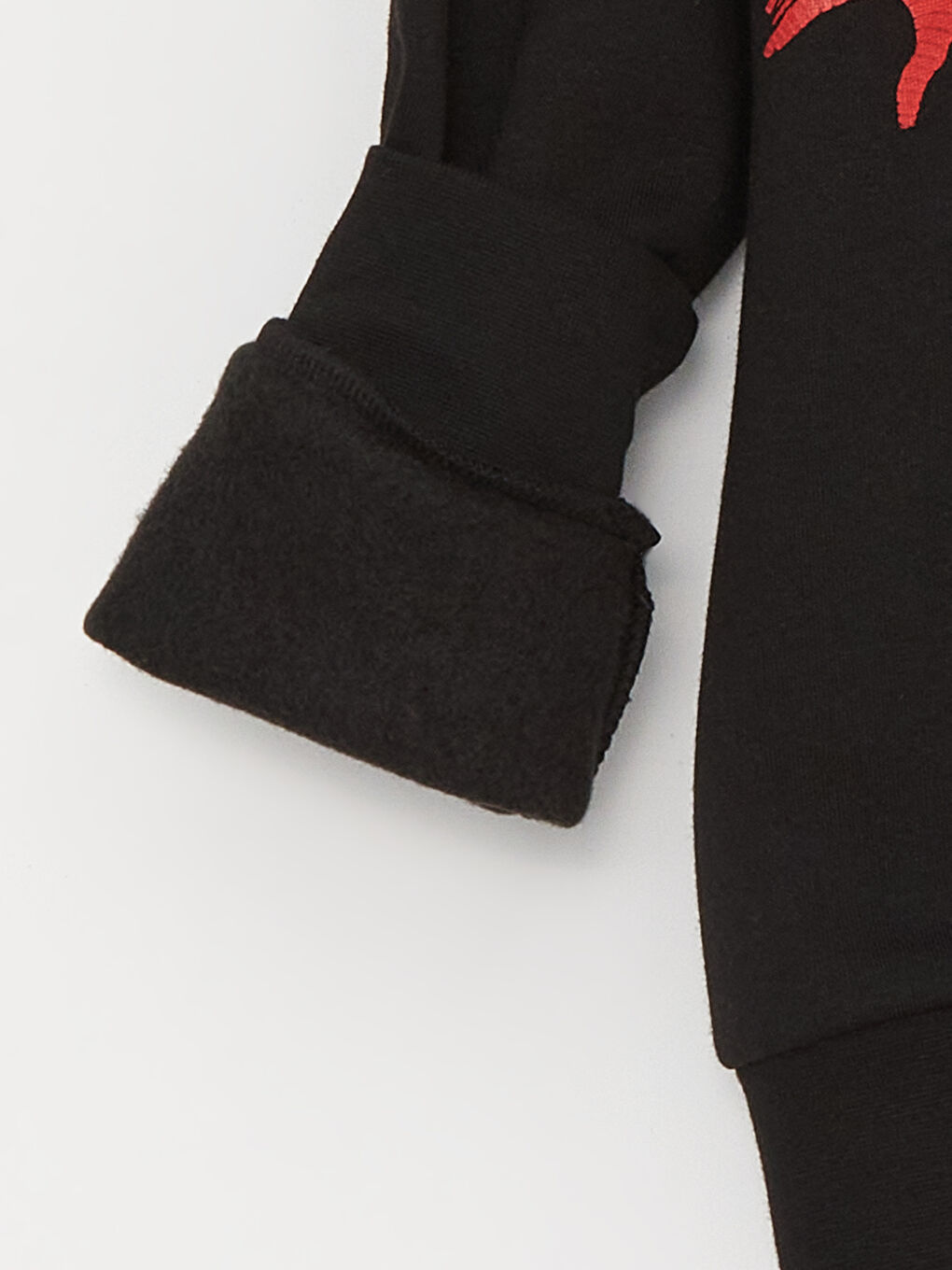 Siyah Spiderman Baskılı Erkek Çocuk Hoodie ve Eşofman Altı-5