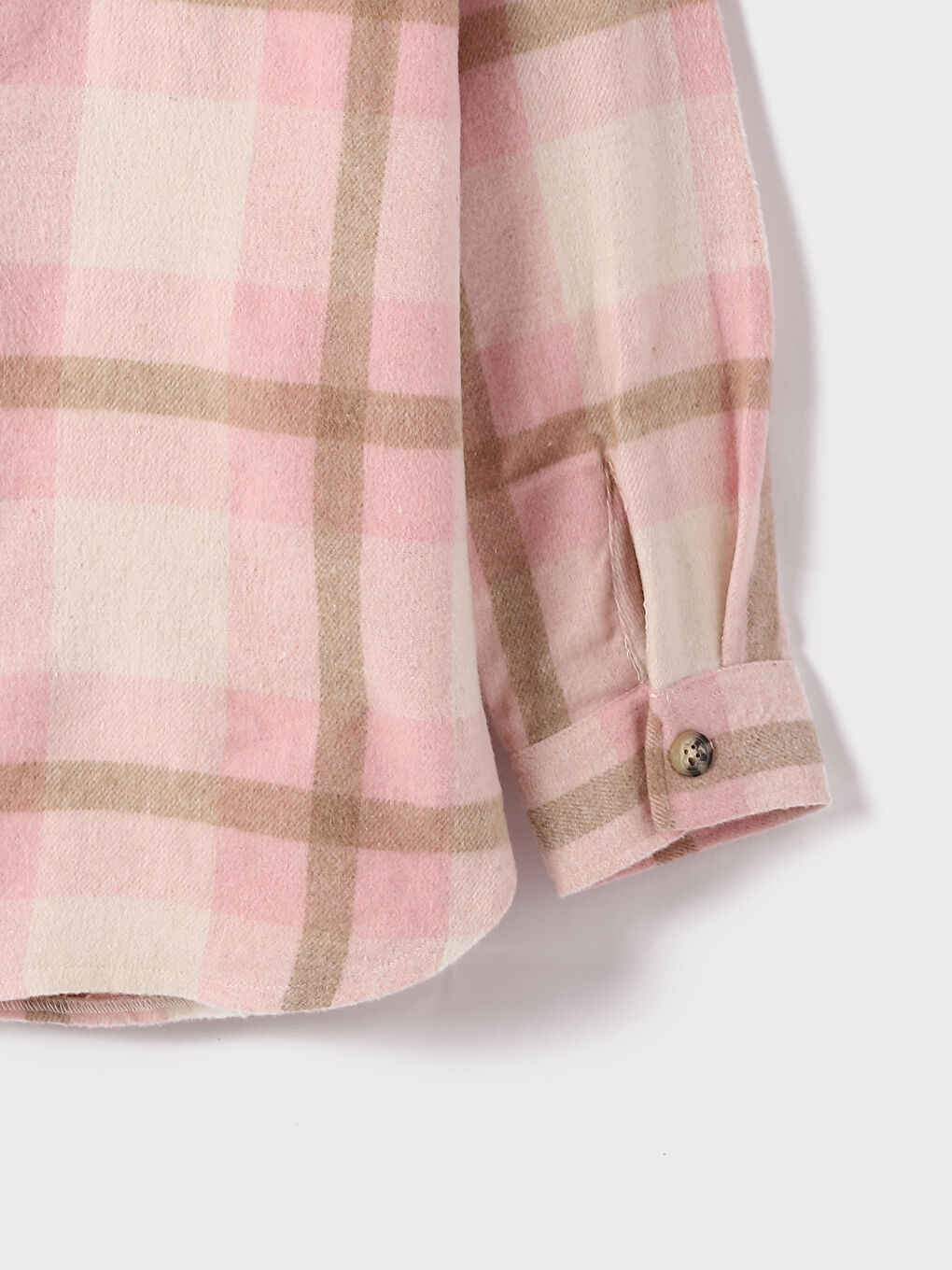 Plaid Long Sleeve Oversize Women's Lumberjack Shirt Jacket-3