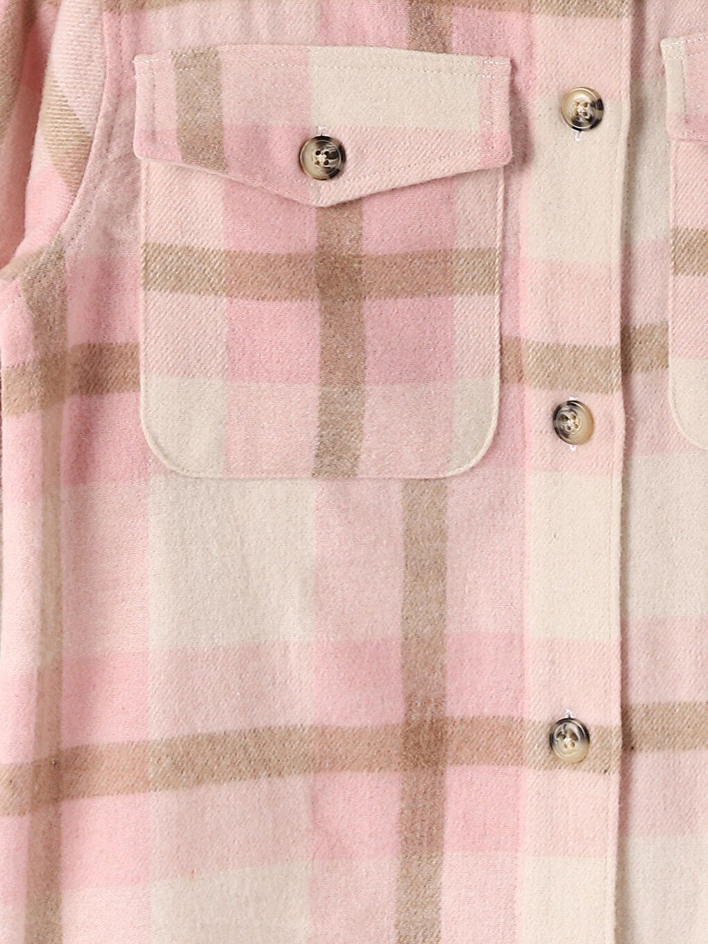 Plaid Long Sleeve Oversize Women's Lumberjack Shirt Jacket-2