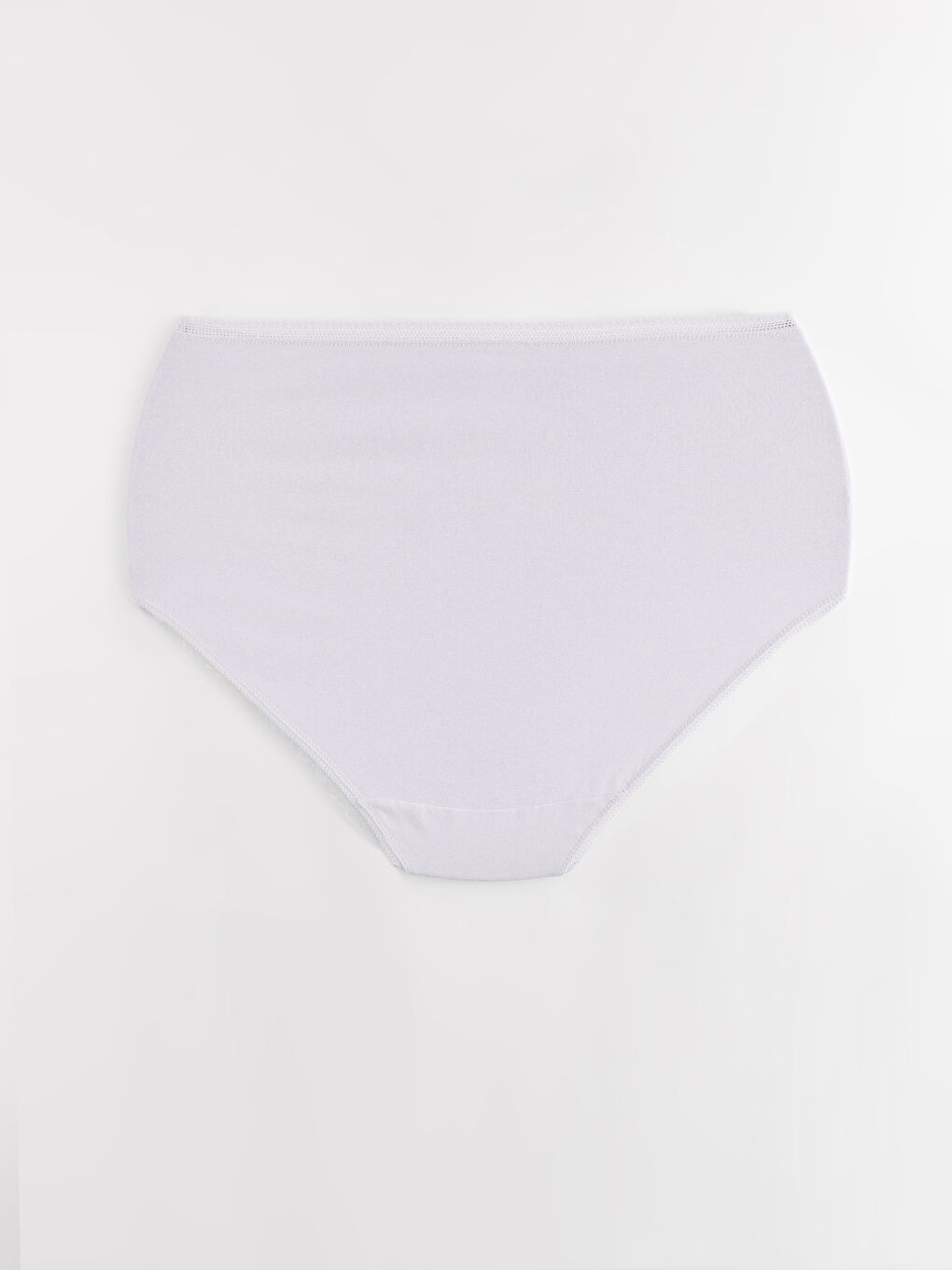 Lila Yüksek Bel Düz Klasik Külot 3'lü Paket-4