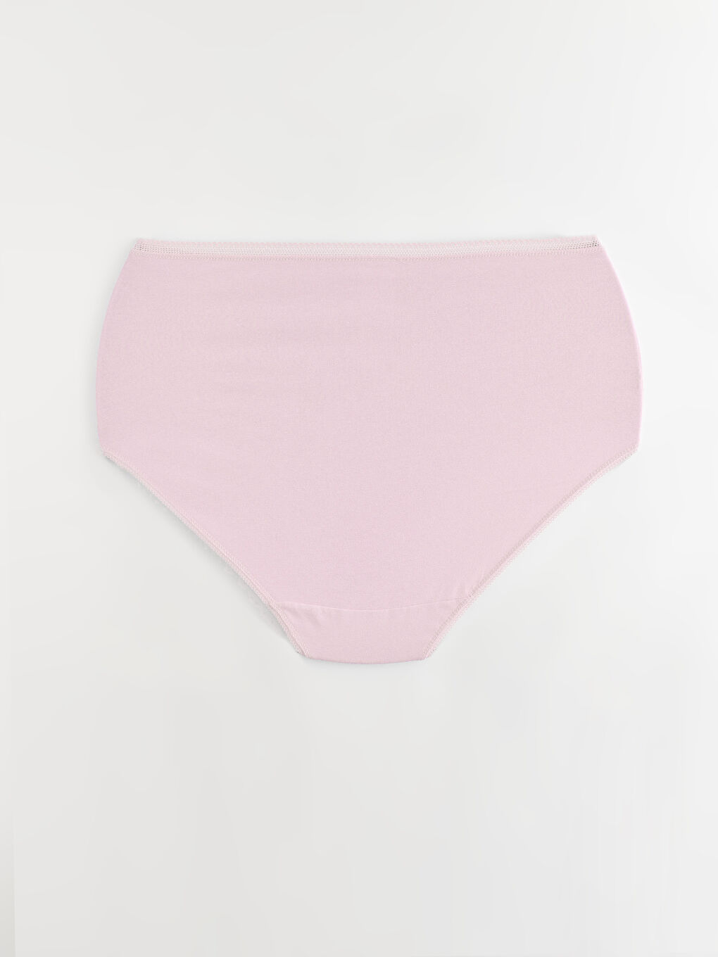 Lila Yüksek Bel Düz Klasik Külot 3'lü Paket-5