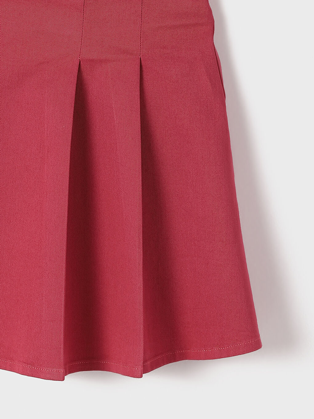 Elastic Waist Pleated Girl Skirt-1