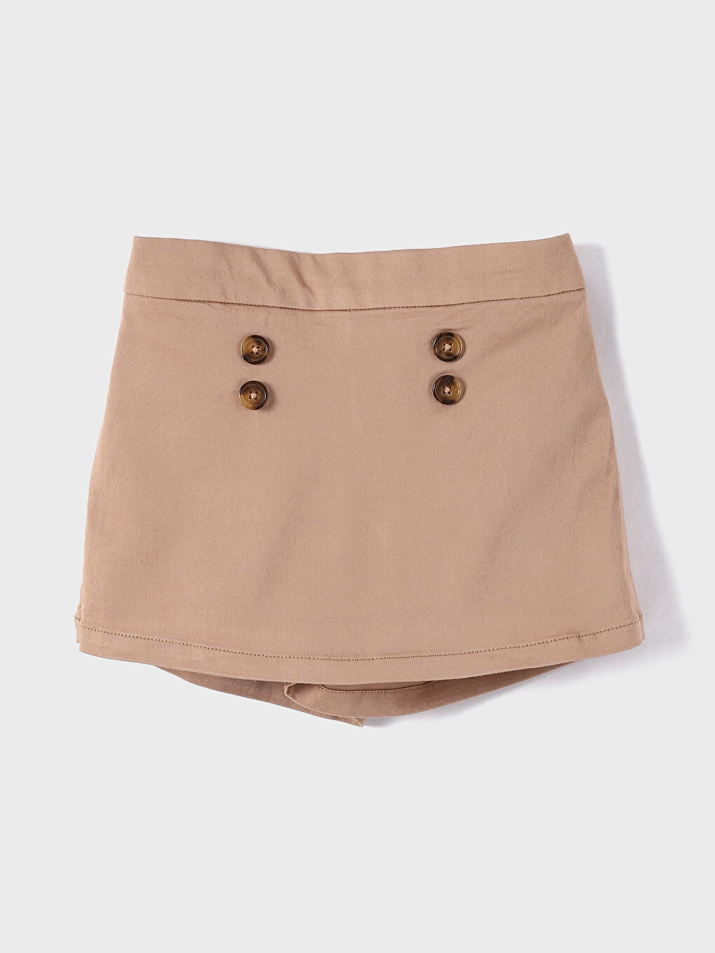 Elastic Waist Girl Short Skirt