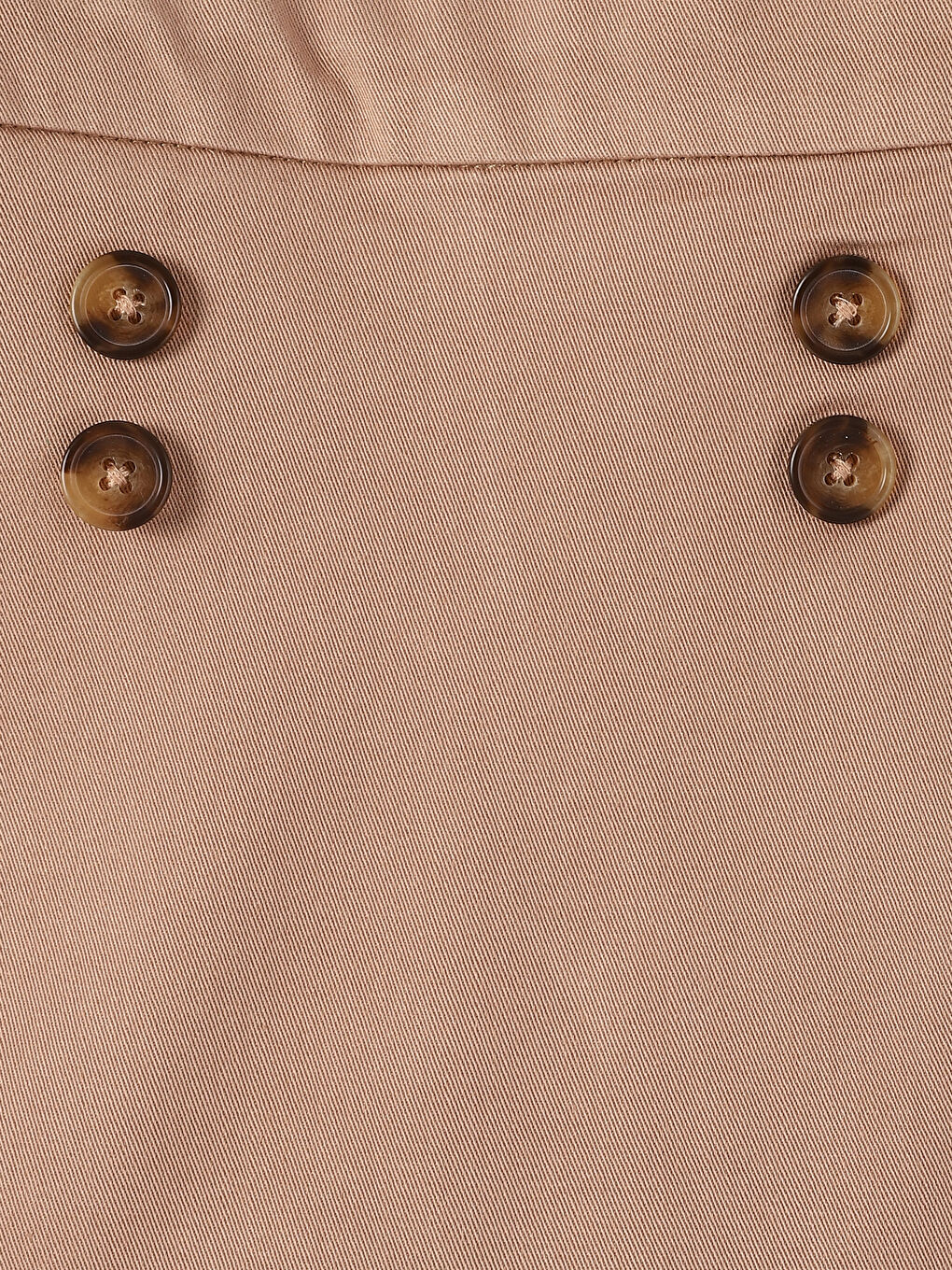 Elastic Waist Girl Short Skirt-2