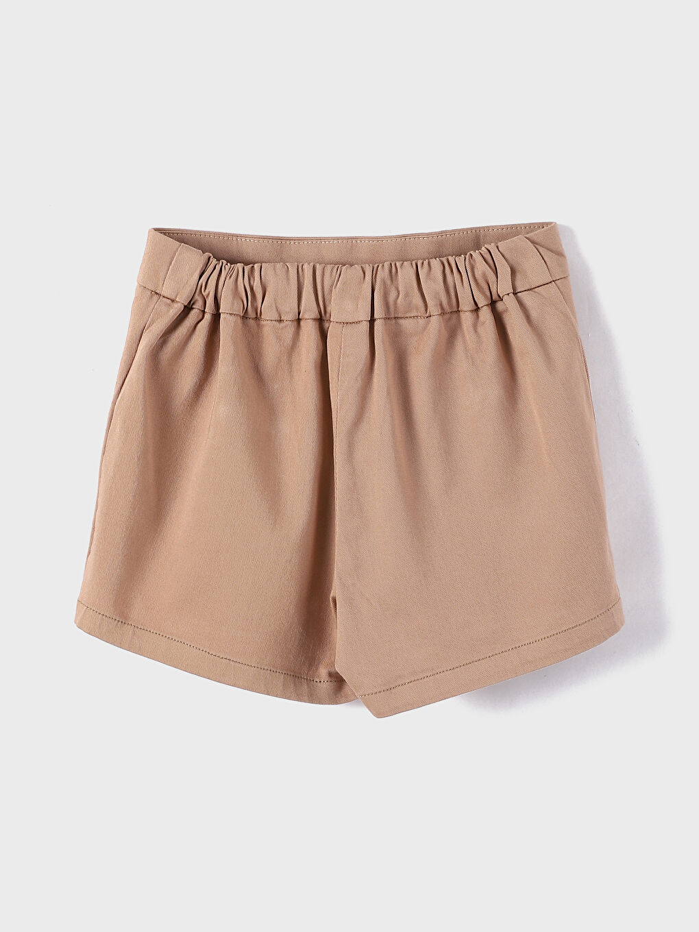 Elastic Waist Girl Short Skirt-1