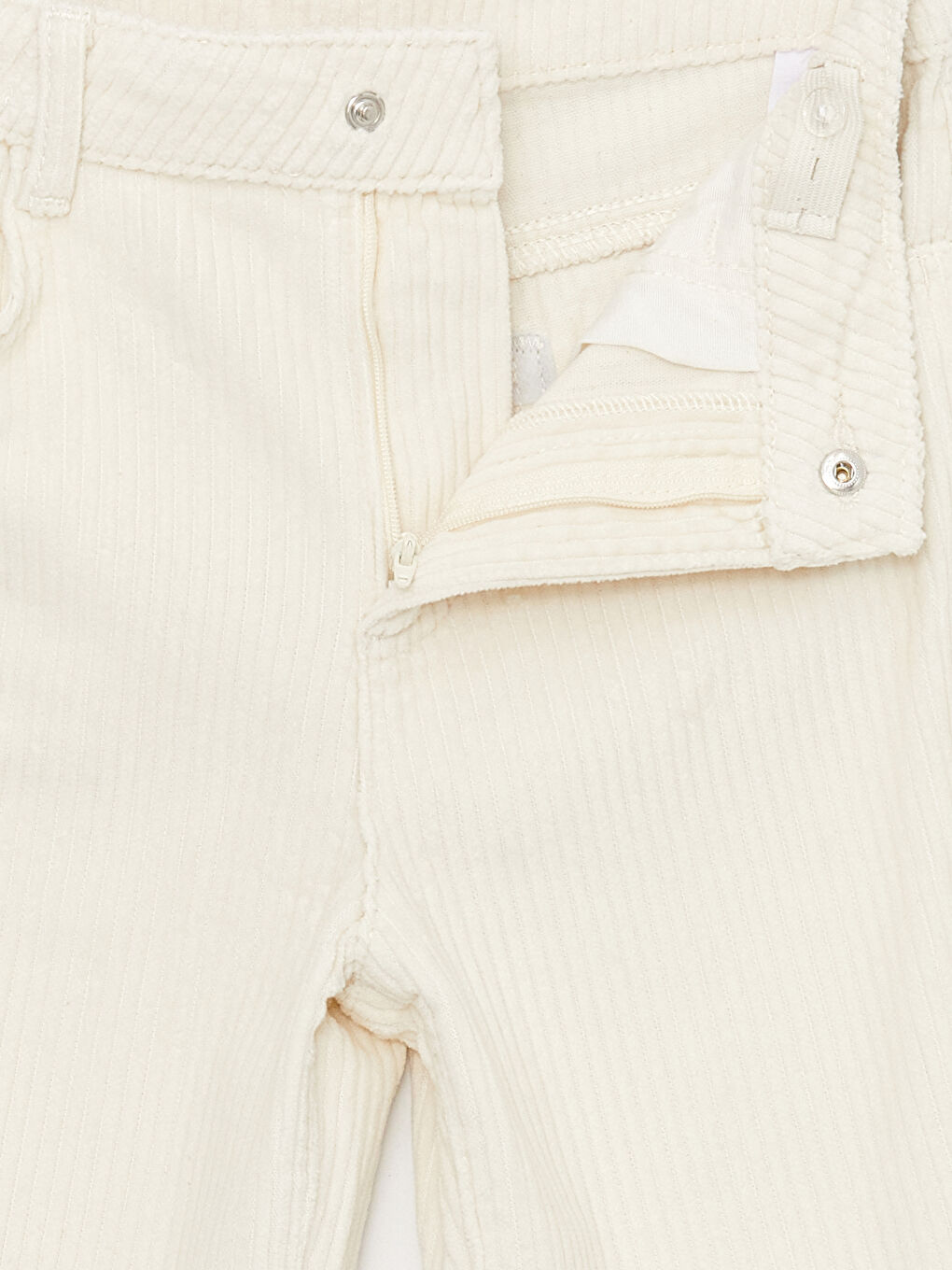 Wideleg Velvet Girls' Trousers-2