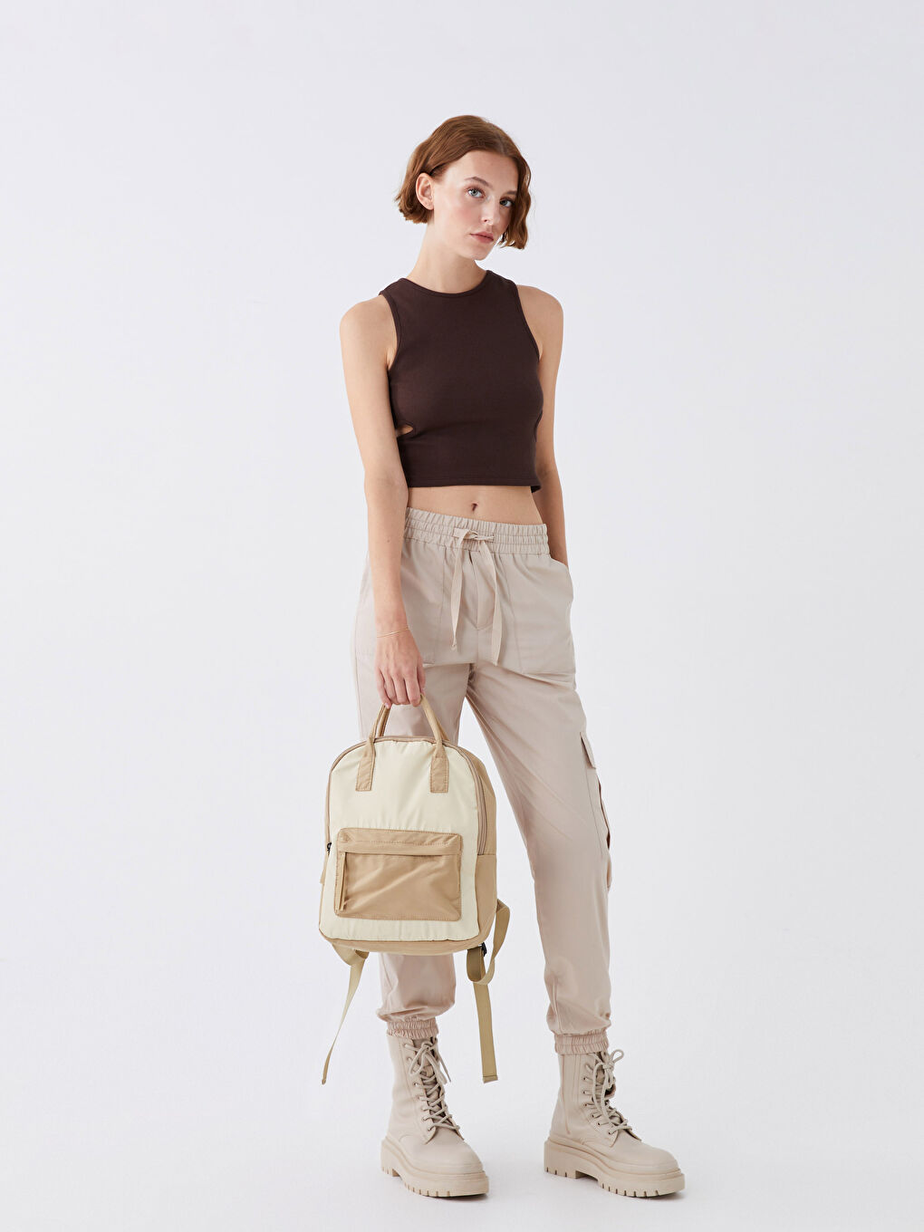 Parachute Fabric Women's Backpack-1