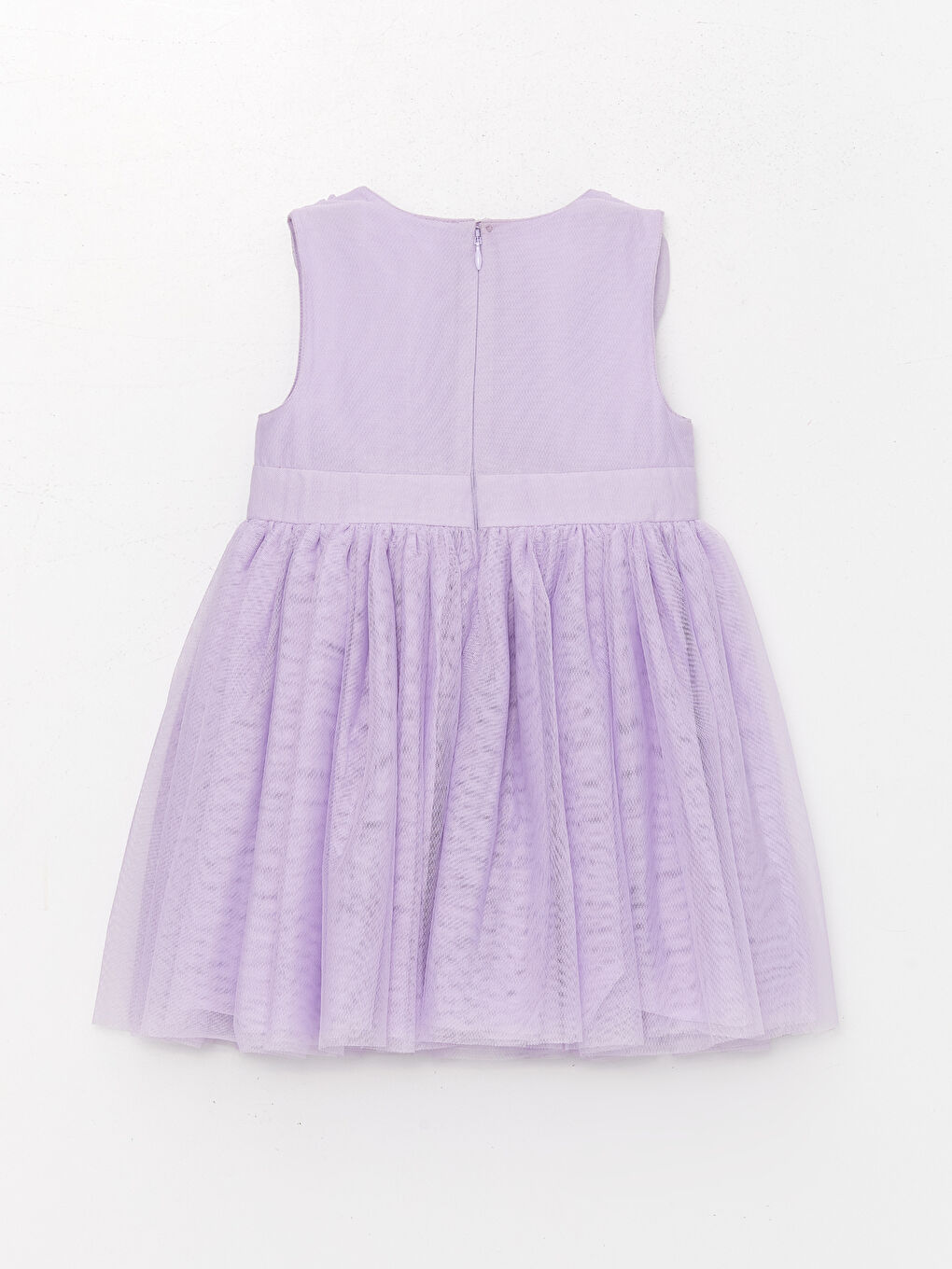 Double Breasted Neck Baby Girl Tulle Dress -W3EF03Z1-G0W