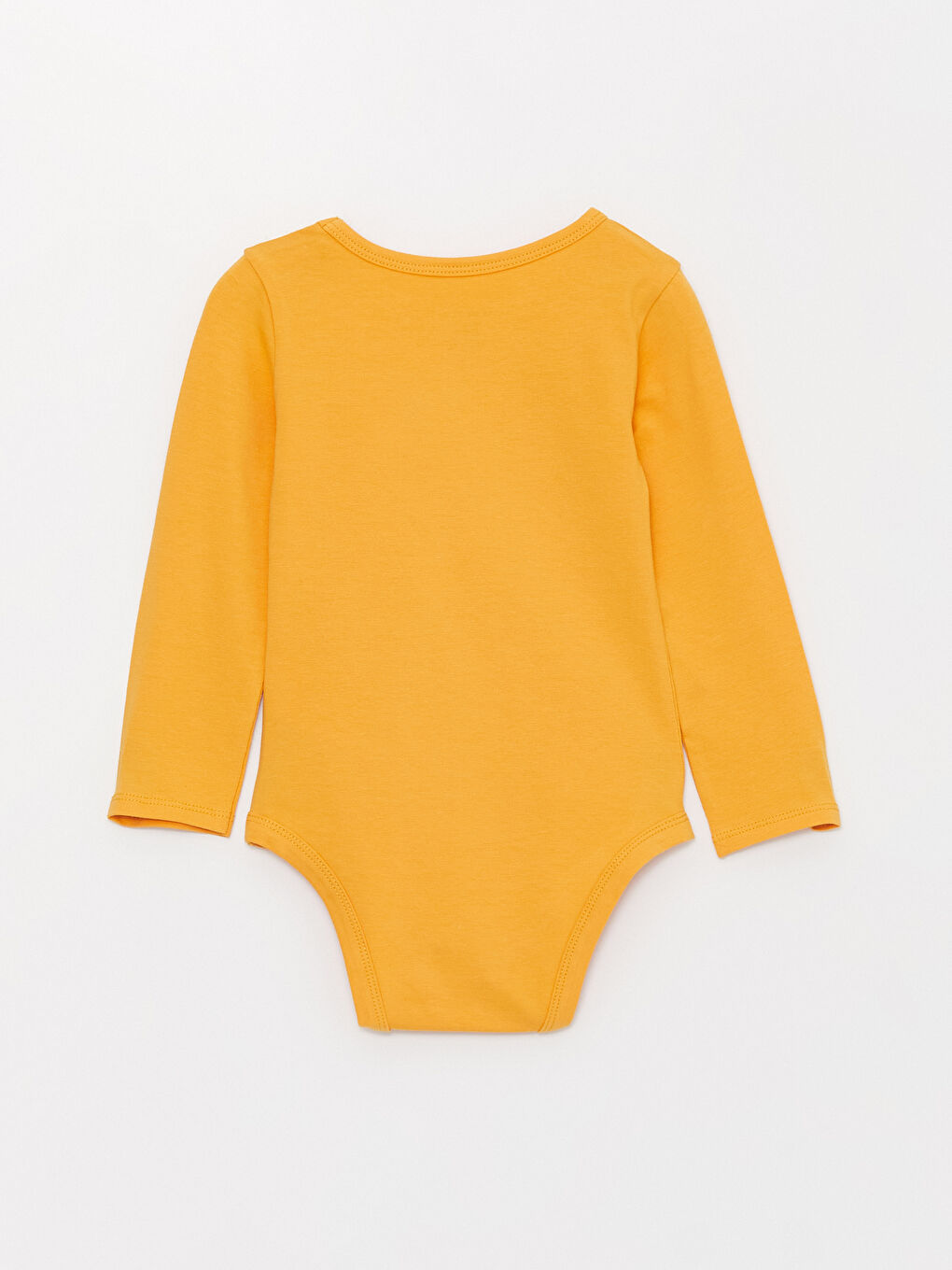 Sarı Bisiklet Yaka Baskılı Erkek Bebek Çıtçıtlı Bodysuit-2