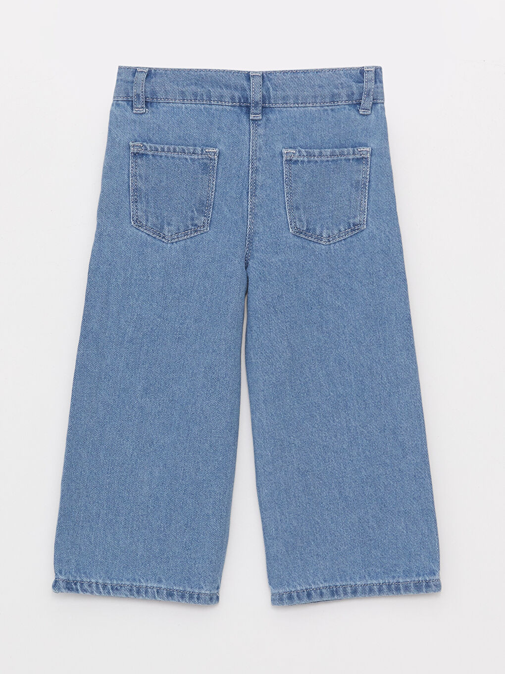 Nakış Detaylı Kız Bebek Jean Pantolon-3