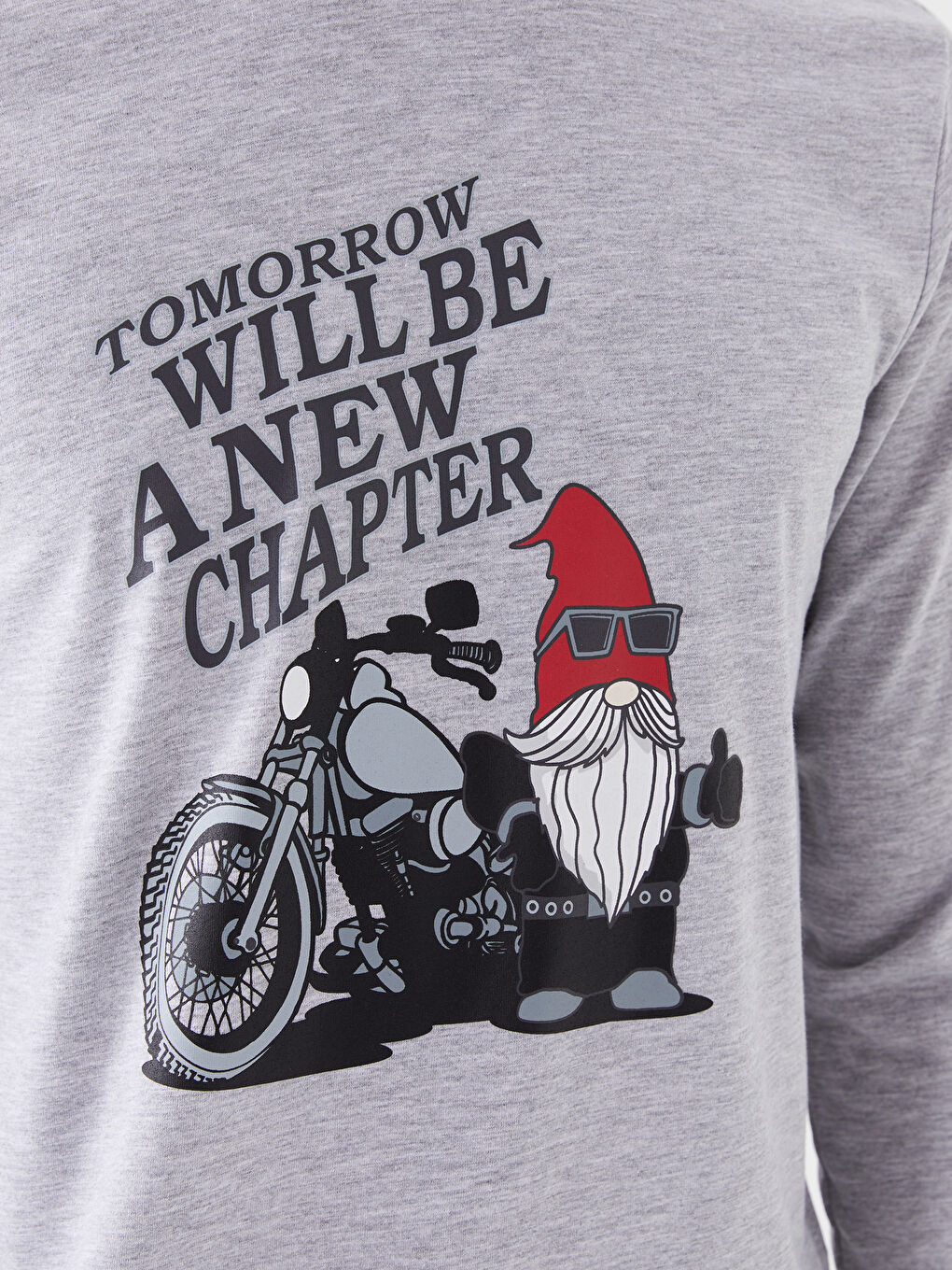 Ерлерге арналған жаңа жылдық тақырыптағы стандартты пішімдегі пижама жинағы-3