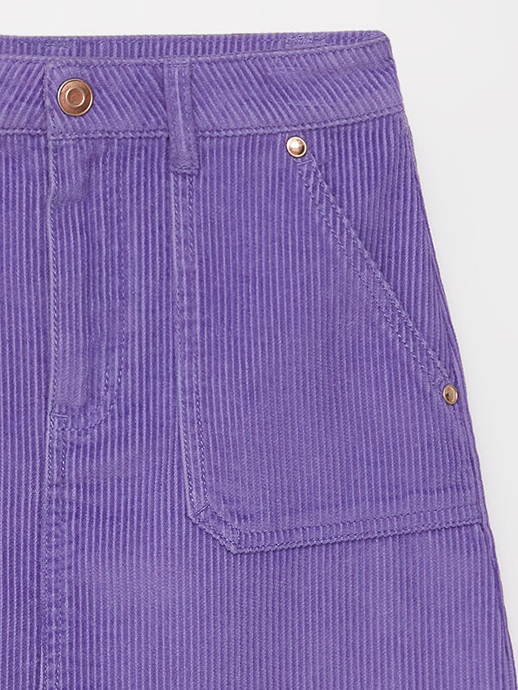 LCW Kids Velvet Girl Skirt -W3EK11Z4-GMS