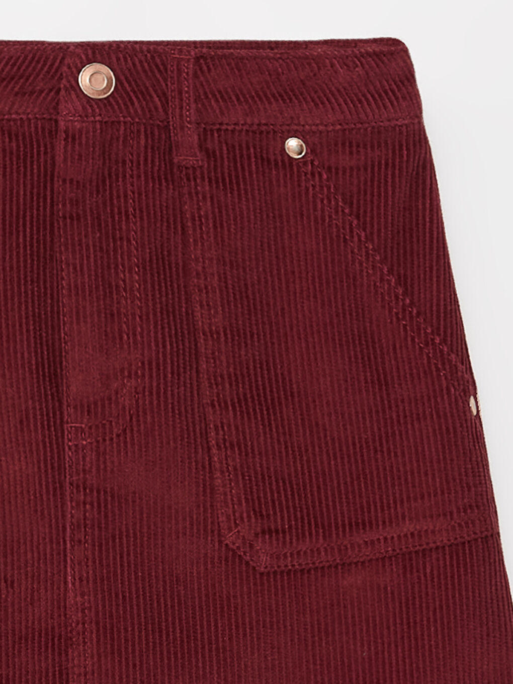 LCW Kids Velvet Girl Skirt -W3EK11Z4-HLB