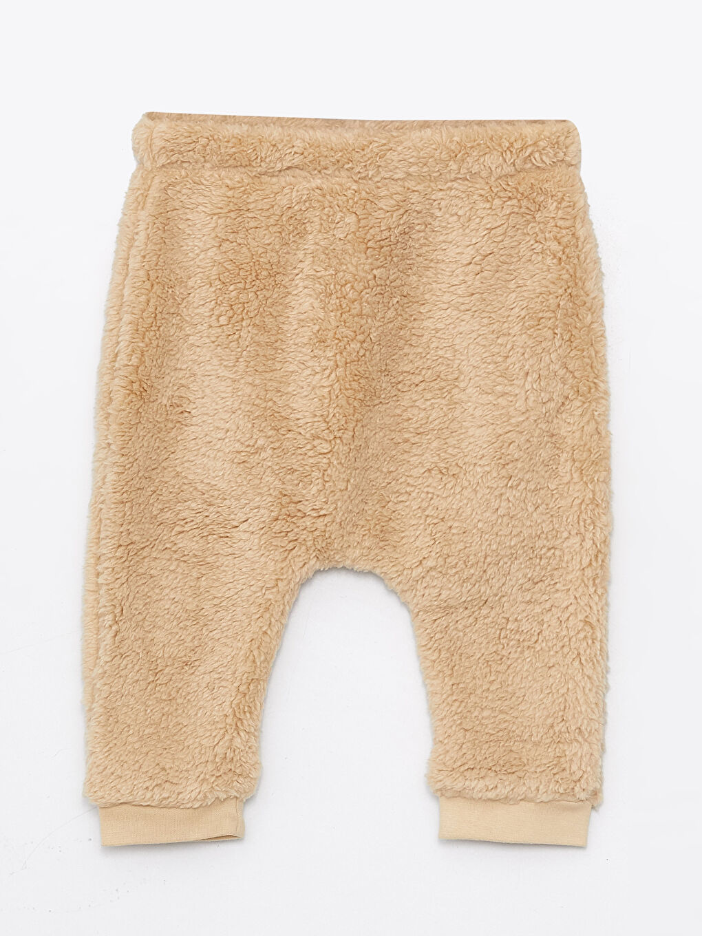 Crew Neck Long Sleeve Baby Boy Plush Cardigan and Trousers 2-Pack Set-3