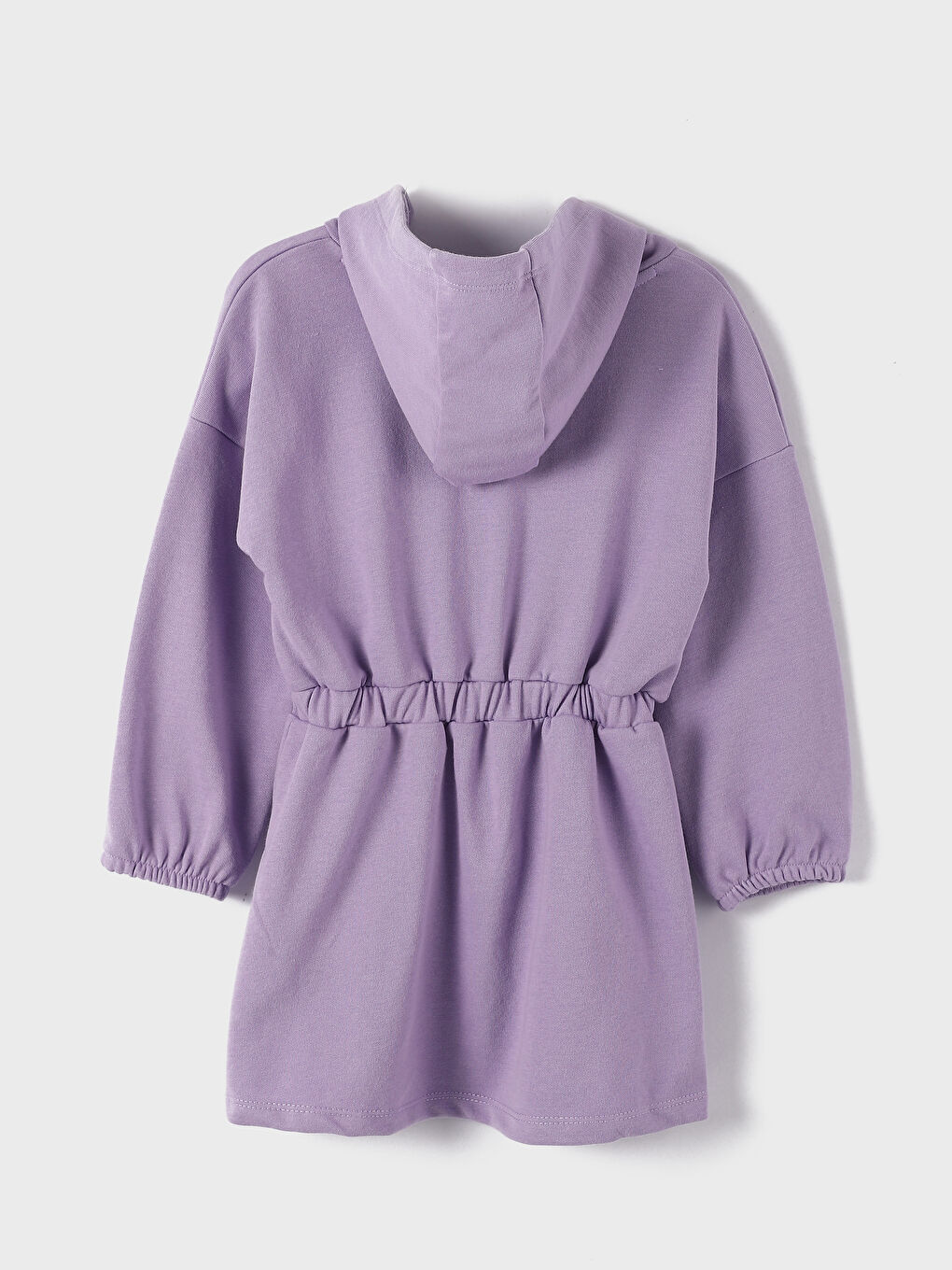 Hooded Long Sleeve Girl Dress-1