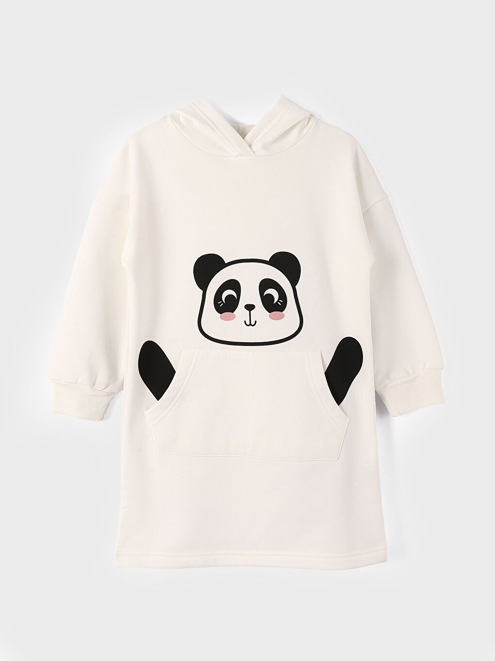 Hooded Long Sleeve Girl Dress