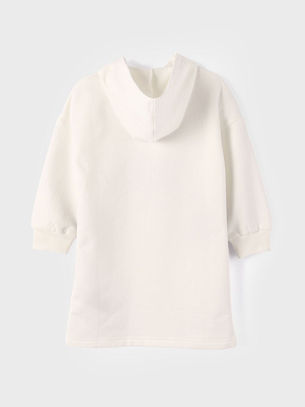 Hooded Long Sleeve Girl Dress-1