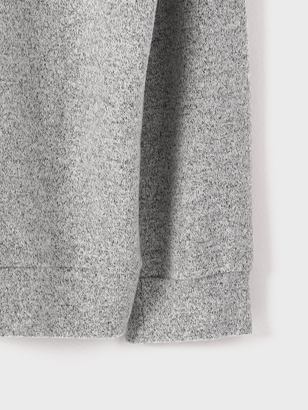 Crew Neck Long Sleeve Men's Tricot Sweater-1