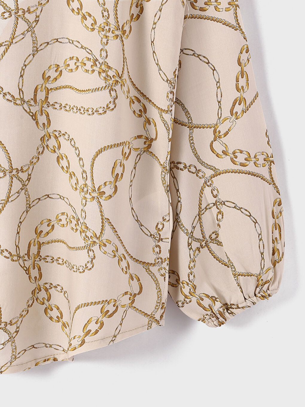 Patterned Long Sleeve Women's  Shirt-3