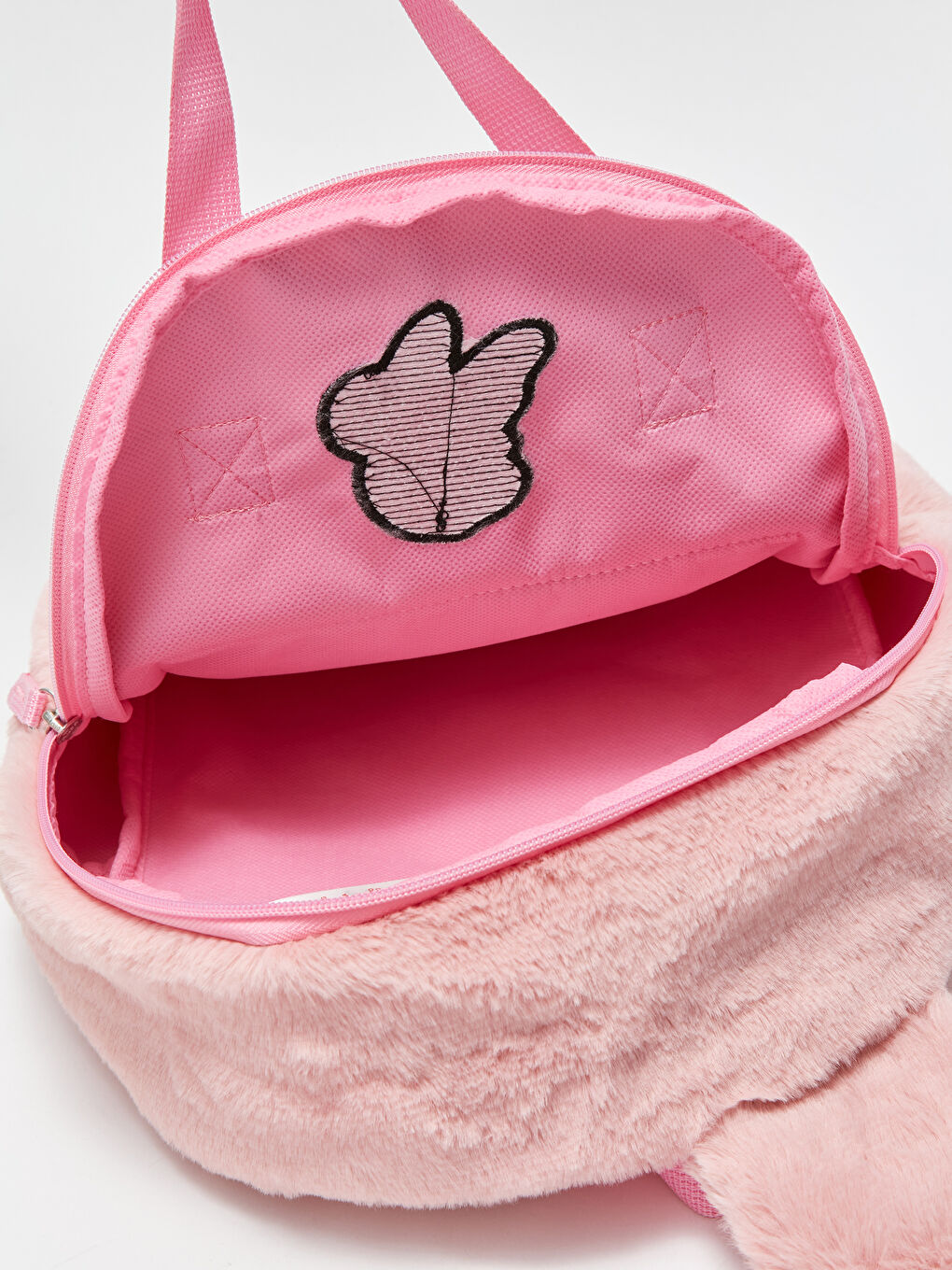 Pembe Minnie Mouse Baskılı Kız Çocuk Sırt Çantası-4