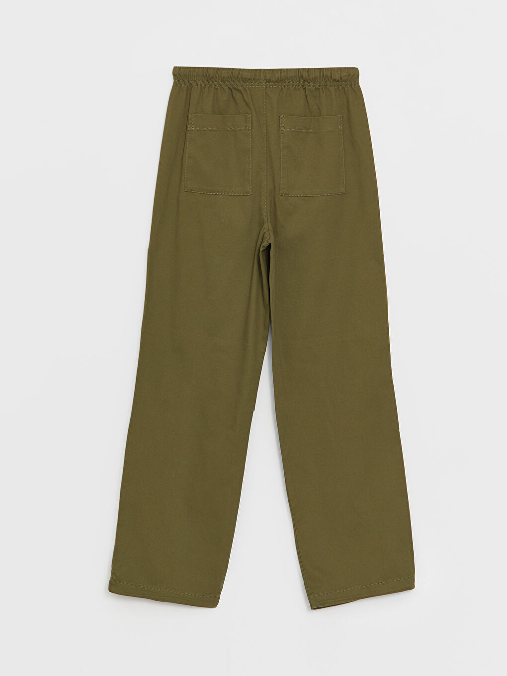 LCW Vision Elasticated Waist Relaxed Fit Women's Trousers -W3EN69Z8-H1Z