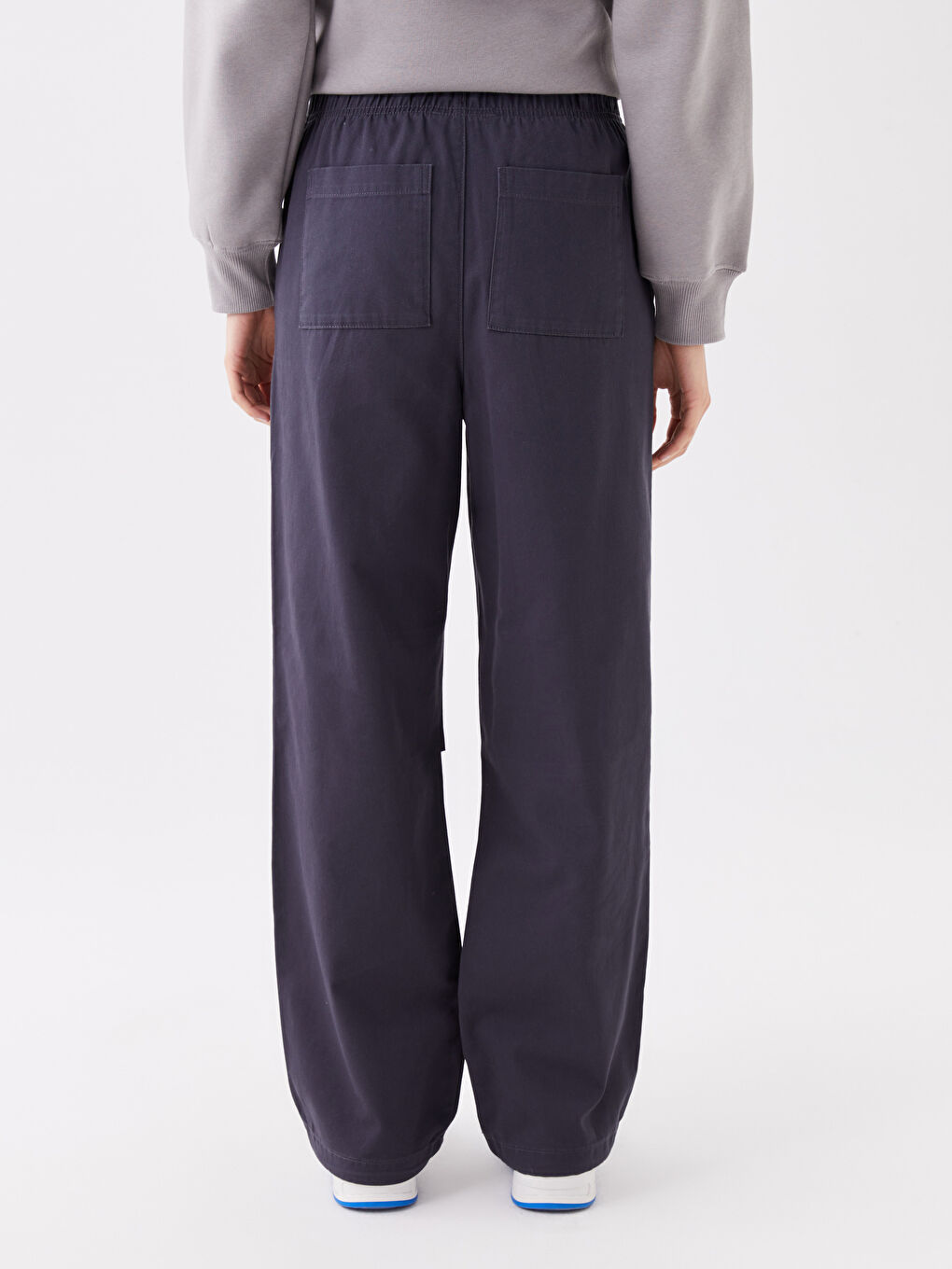 LCW Vision Elasticated Waist Relaxed Fit Women's Trousers -W3EN69Z8-HKG