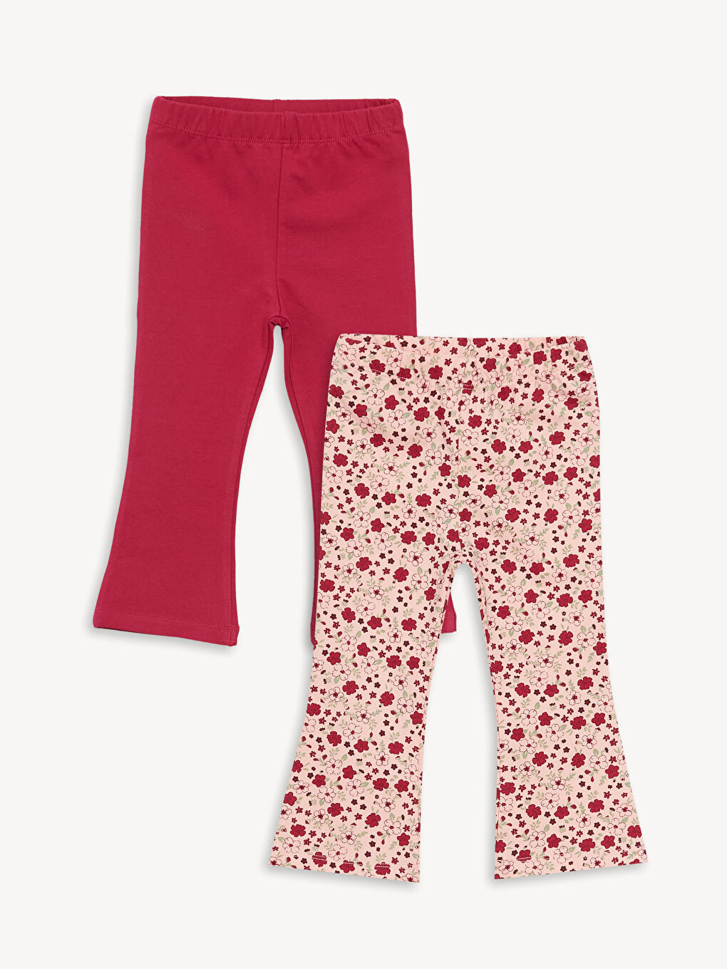 ليجن بناتي بخصر مطاطي عبوة من قطعتين