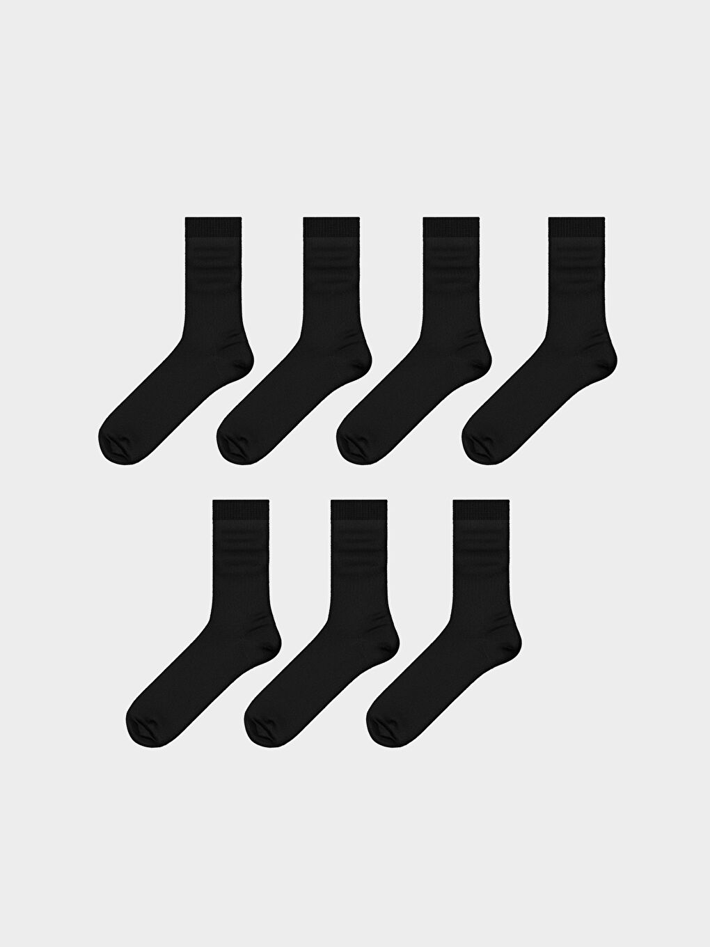 Chaussettes de cheville en bambou pour hommes, lot de 7 pièces