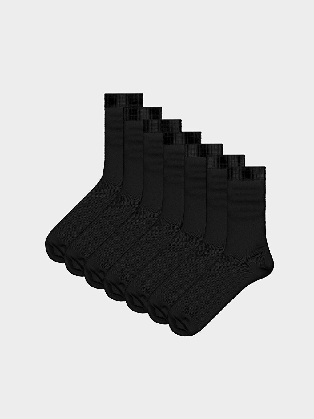 Chaussettes de cheville en bambou pour hommes, lot de 7 pièces-1