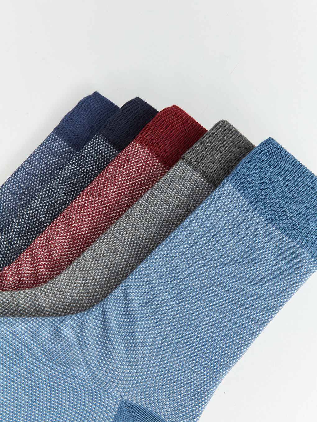 جوارب الكاحل المنقوشة للرجال - عبوة ٥ قطع-2