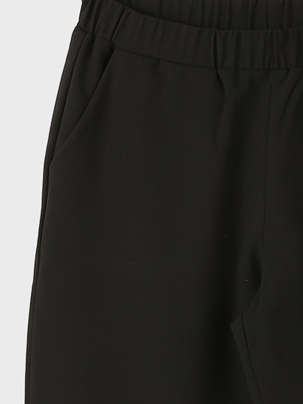 Elasticated Waist Relaxed Fit Women's Trousers-1