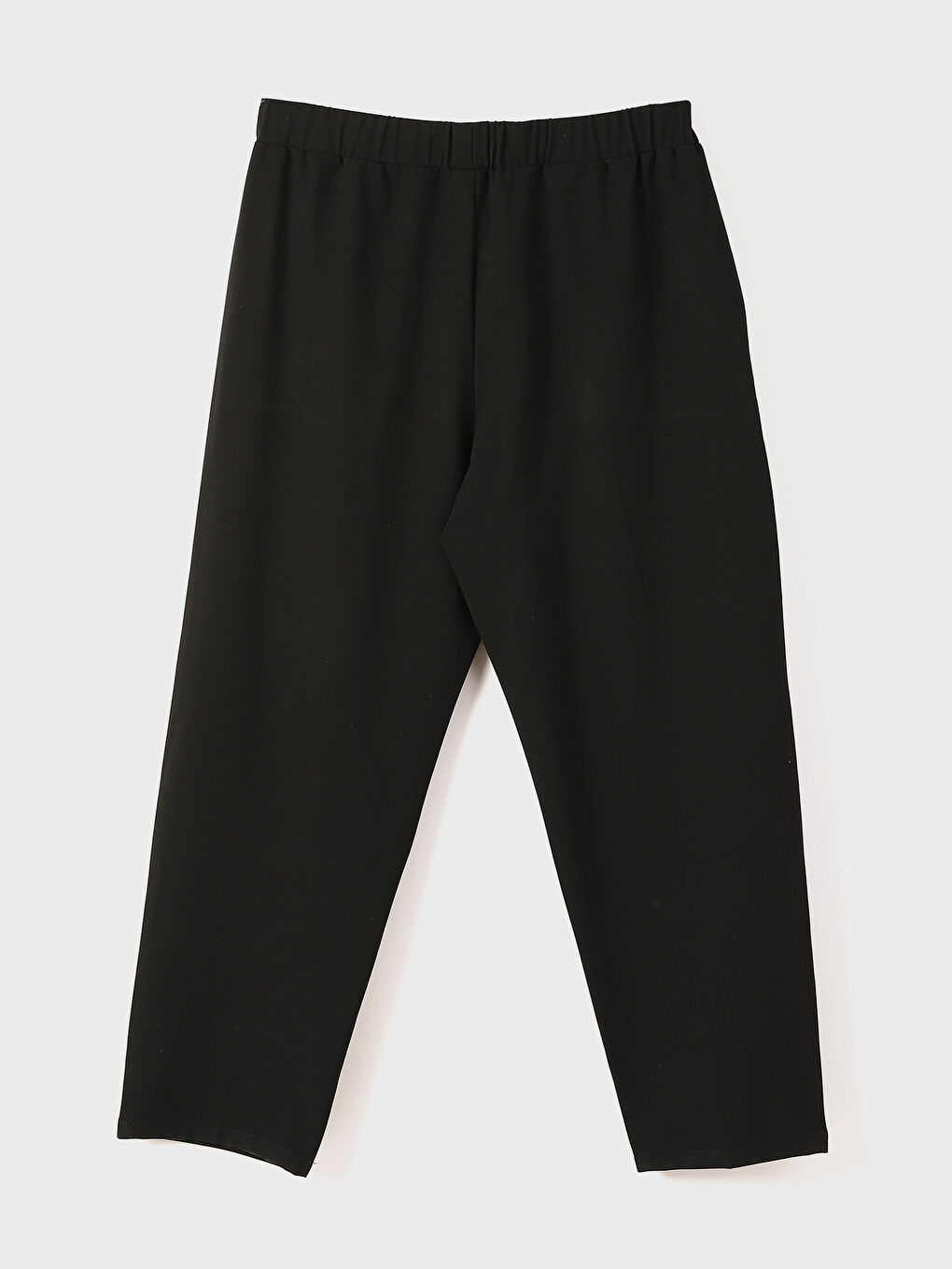 Elasticated Waist Relaxed Fit Women's Trousers-2