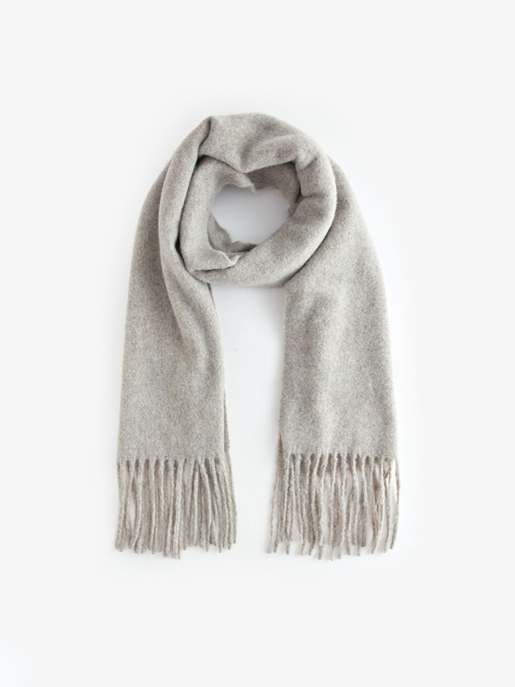 LCW ACCESSORIES Plain Tasseled Women's Scarf -W3EP32Z8-VYV