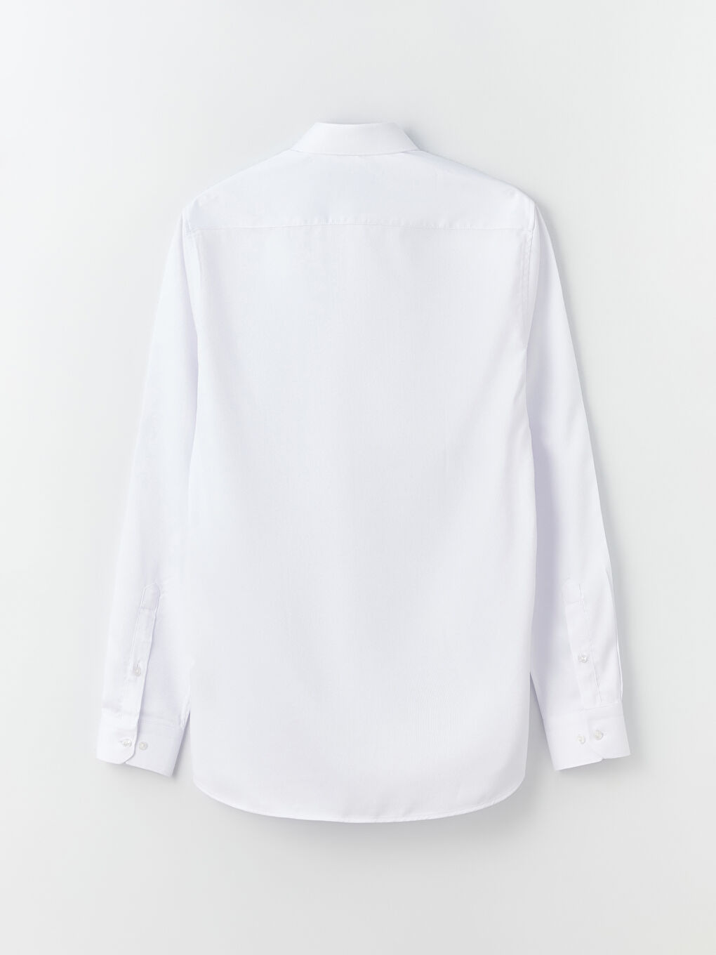 Cămașă Slim Fit cu Mânecă Lungă din Poplin pentru Bărbați-6