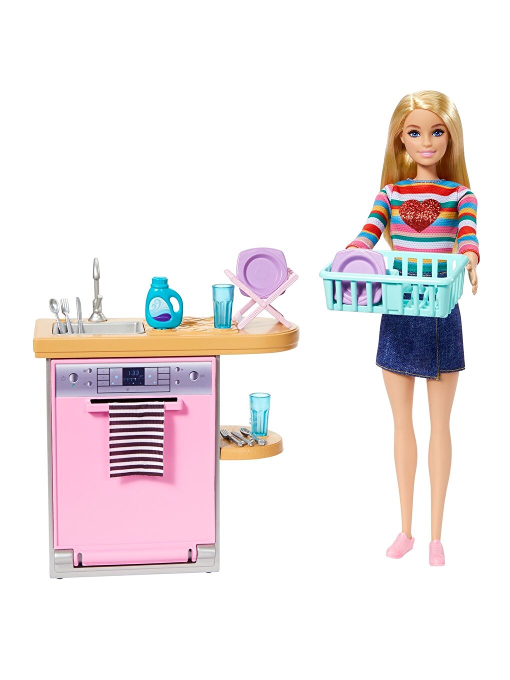 Kız Çocuk Barbie Oyuncak Seti-4