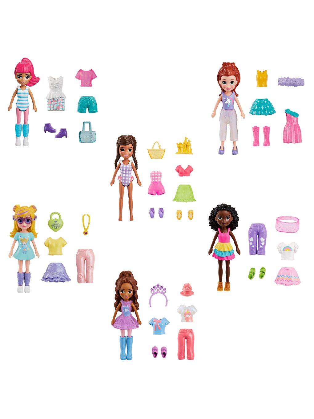 LCW ACCESSORIES Mädchen Mini Mannequin Puppe Anzieh-Set -W3EP97Z4-QBC