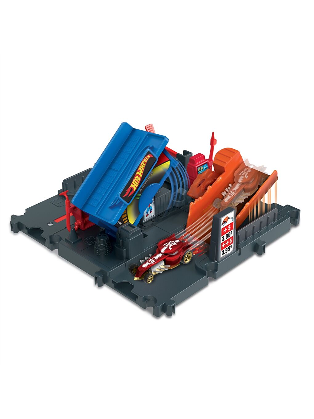 Erkek Çocuk Oyuncak Arabalı Yarış Pisti-6