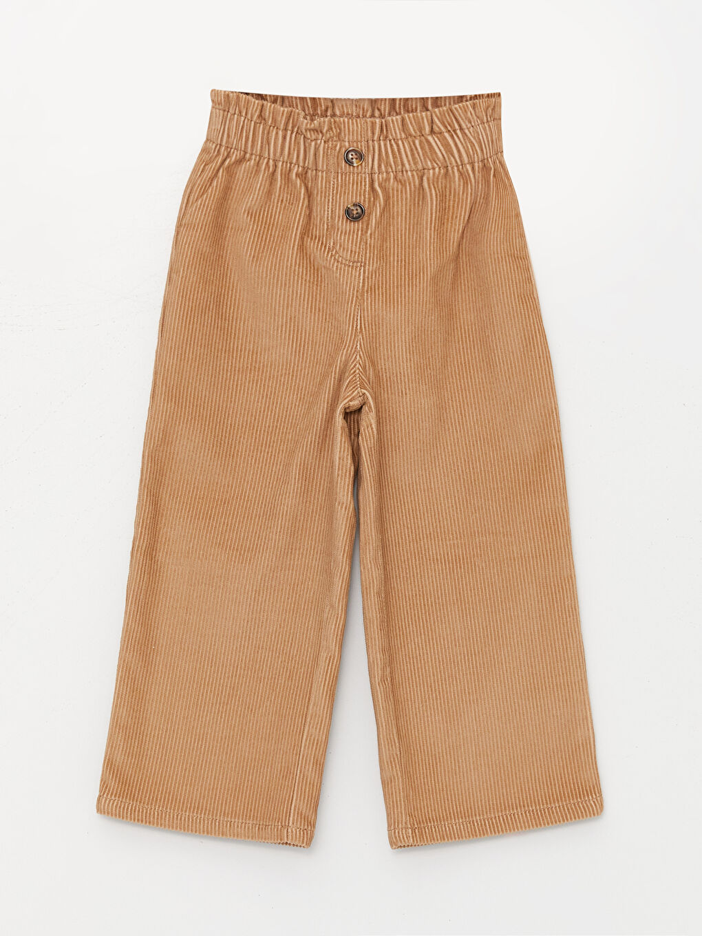 Elastic Waist Basic Baby Girl Velvet Trousers -W3EQ27Z1-VHY