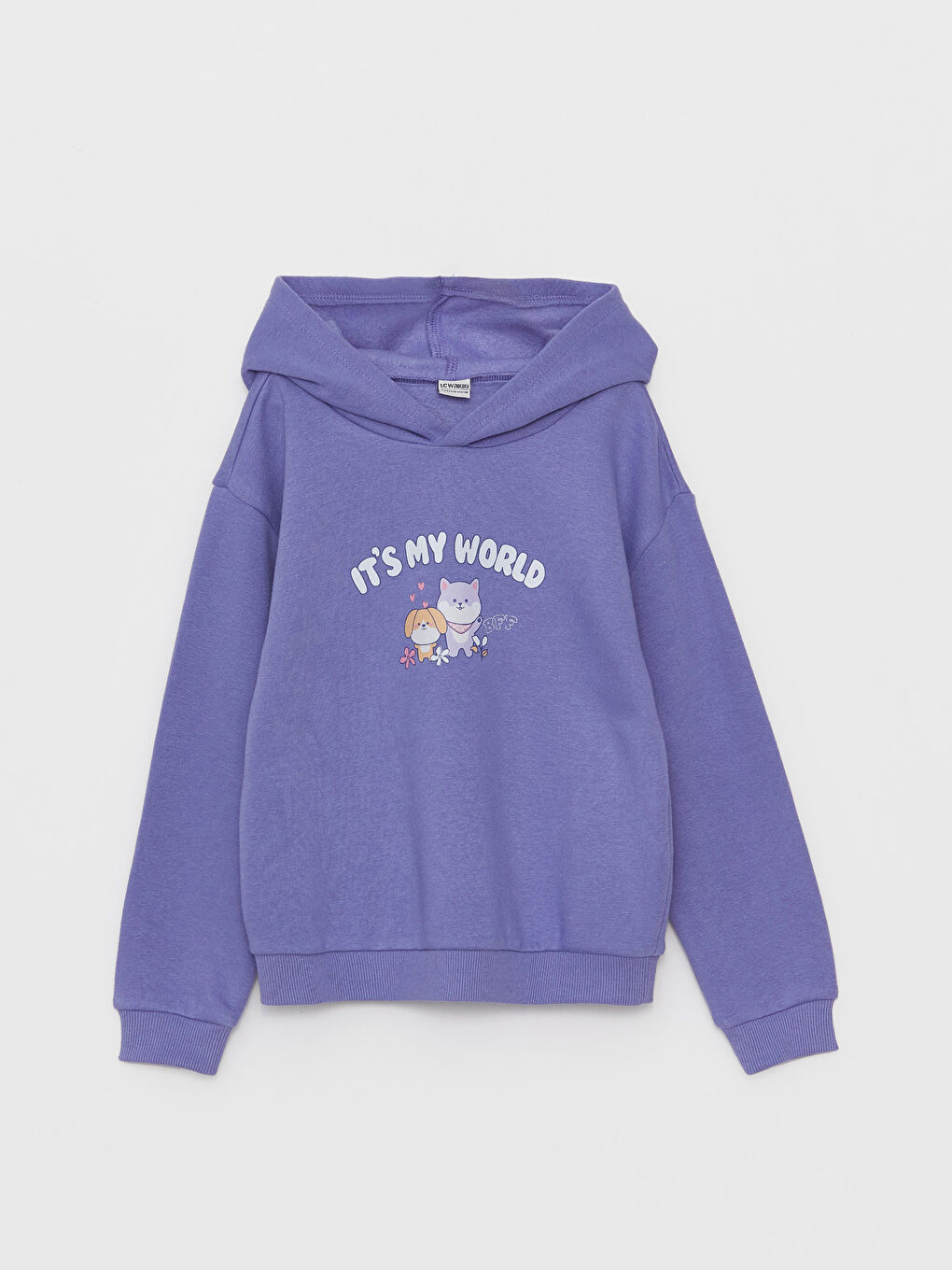 LCW Kids سێتی جل و بەرگی تراکسوت کڵاودار بۆ کچان -W3ER00Z4-VC6