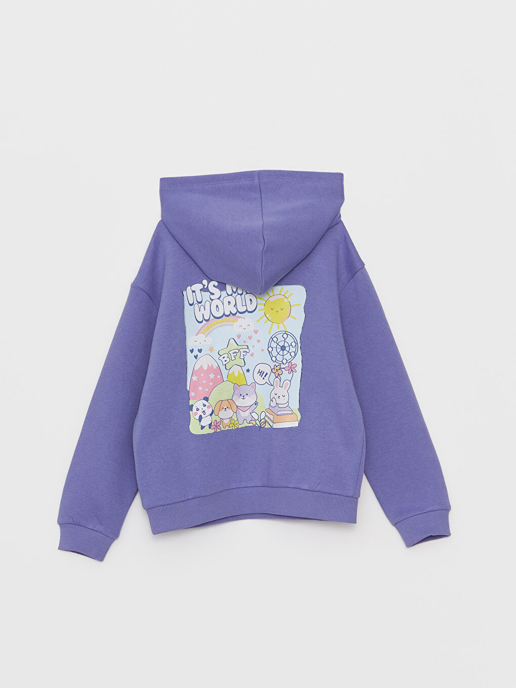 LCW Kids سێتی جل و بەرگی تراکسوت کڵاودار بۆ کچان -W3ER00Z4-VC6