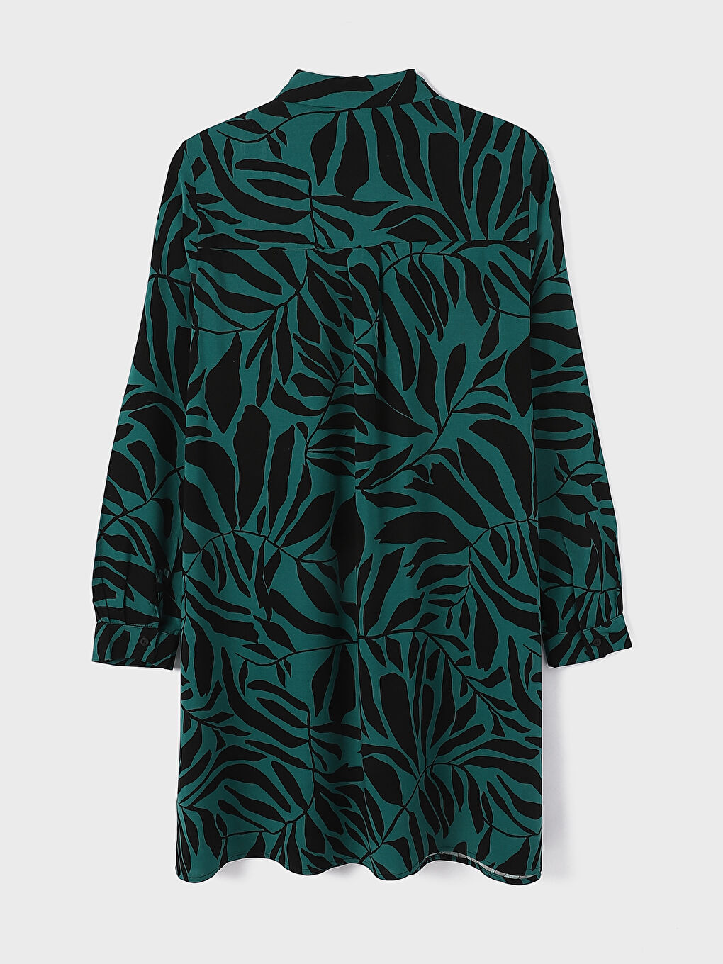 Collared Neck Patterned Women's Tunic-1