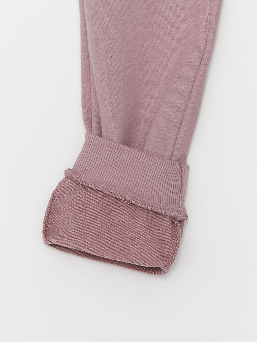 Lila Beli Lastikli Basic Kız Çocuk Jogger Eşofman Altı-2