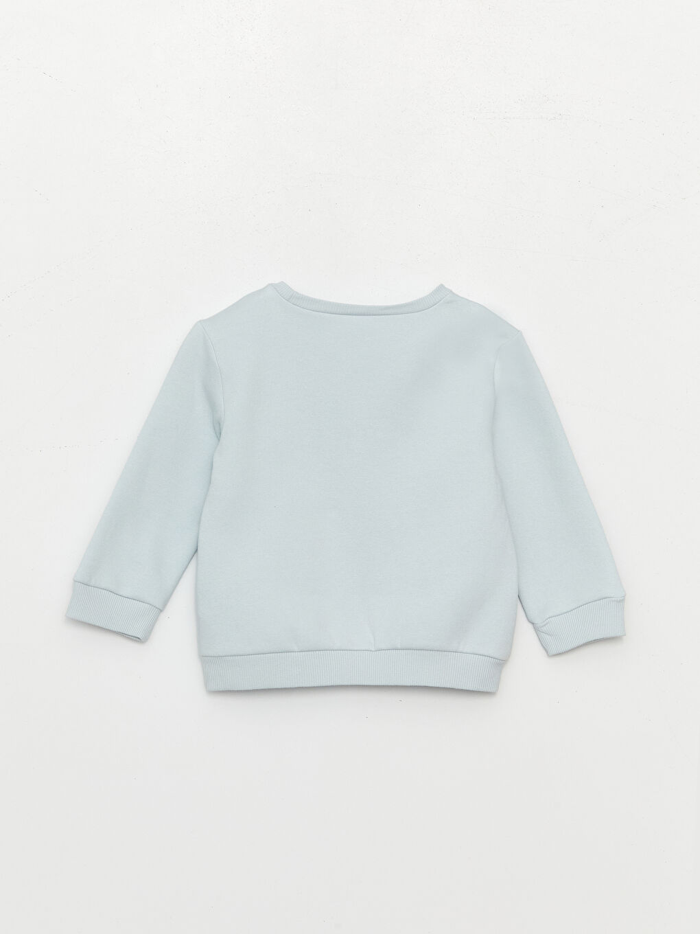 بلوزة بياقة دائرية وكم طويل للبنات الرضع مع بنطلون ضيق - طقم من قطعتين-3