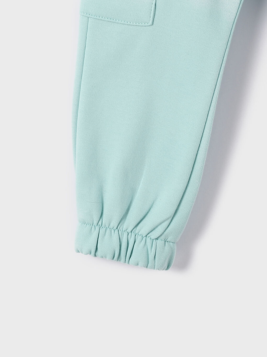 بنطلون رياضي للبنات بخصر مرن بسيط-5